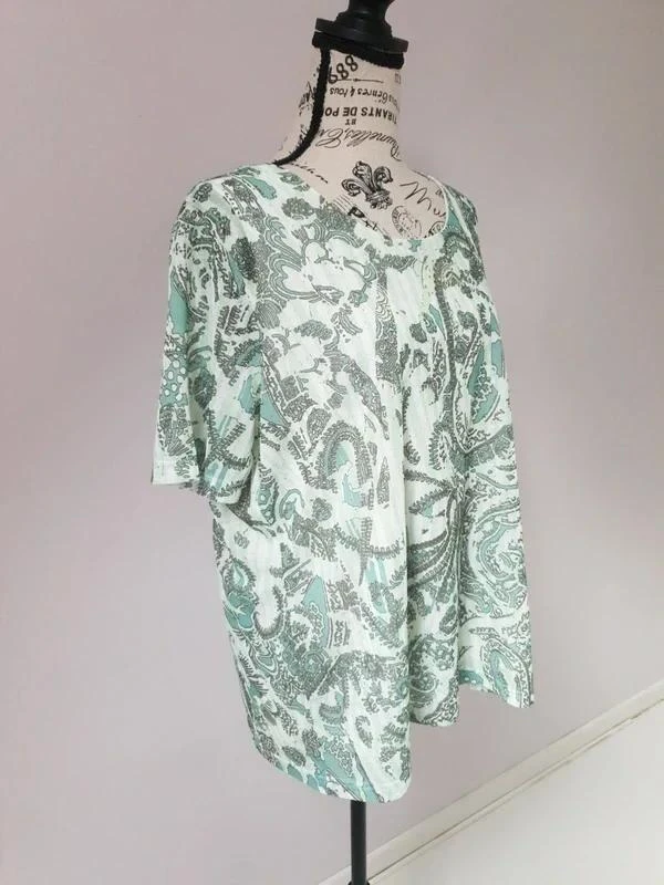 Mint green 2-in-1 fluid blouse C&A Canada – Size L / XL – photo 7